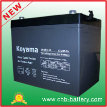 Batterie profonde de gel de cycle de 12V 85ah pour le chariot de golf